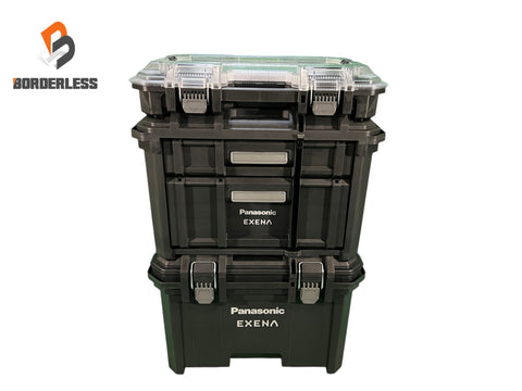 ☆未使用品☆Panasonic パナソニック システムキャリーケース EXENA EZ9KSA 黒 ブラック 収納ケース 収納BOX ツールボックス126955