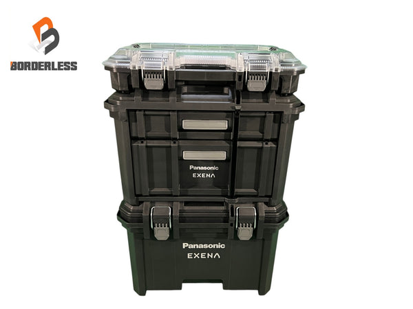 ☆未使用品☆Panasonic パナソニック システムキャリーケース EXENA EZ9KSA 黒 ブラック 収納ケース 収納BOX ツールボックス126955 - 1