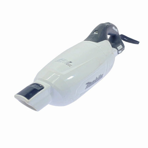 ☆比較的綺麗☆makita マキタ 18V 充電式クリーナー CL281FD 白 本体＋サイクロンアタッチメント＋パイプ＋ノズル＋バッグ付111019 - 0