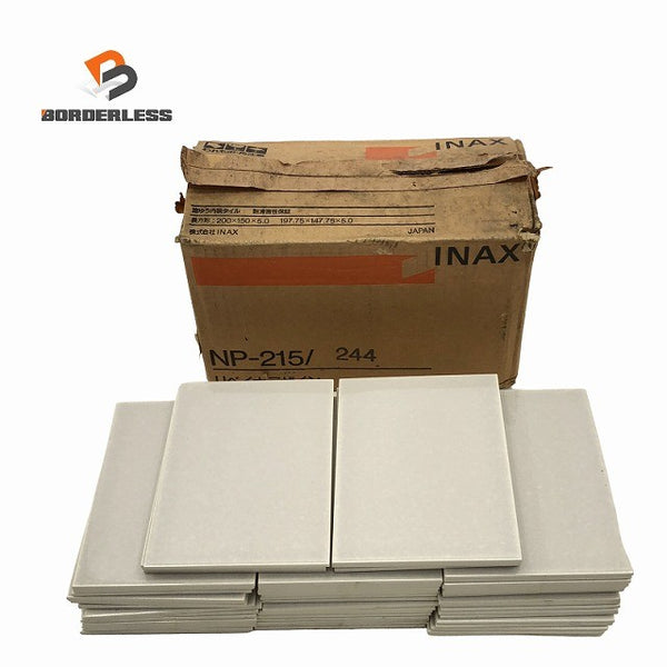 ☆長期保管品 INAX イナックス リベイナデザイン NP-215/244 60枚入 200×150mm 角平 リガートーン タイル LIXIL/リクシル135305 - 1