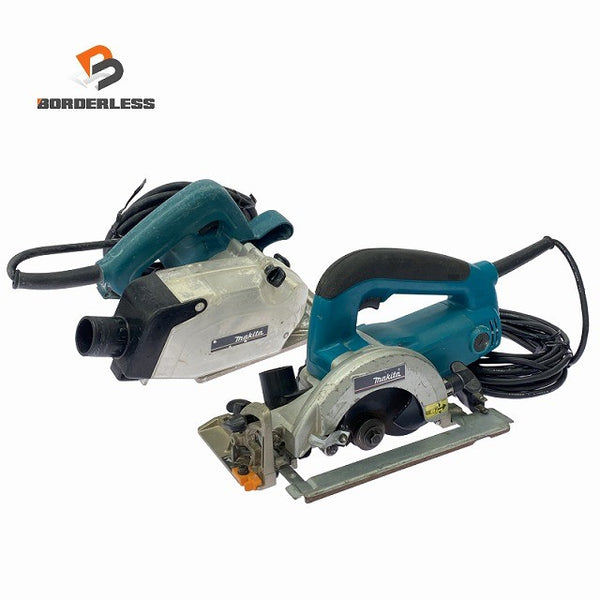 ☆中古品2点セット☆makita マキタ 125mm 内装マルノコ 5240L 100mm 防じんマルノコ 5044KB 丸のこ 丸鋸 木工125326 - 1