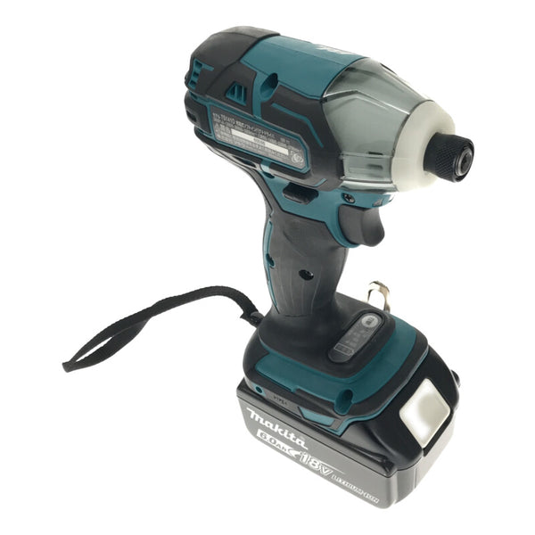 ☆未使用品☆makita マキタ 18V 充電式ソフトインパクトドライバ TS141DRGX バッテリー2個(18V 6.0Ah) 青/ブルー 充電器 ケース付 - 5
