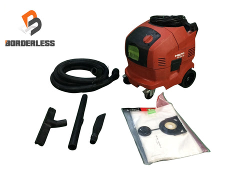 ☆中古品☆ HILTI ヒルティ 100V 乾湿兼用バキュームクリーナー VC20-U 本体+ホース+ノズル 集じん機/集塵 掃除機 おまけ付♪129088