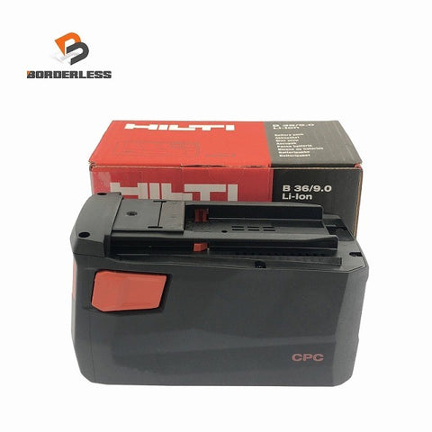 ☆未使用品☆HILTI ヒルティ 36V 9.0Ah 純正リチウムイオンバッテリー B36/9.0 Li-ion 大容量 蓄電池119044