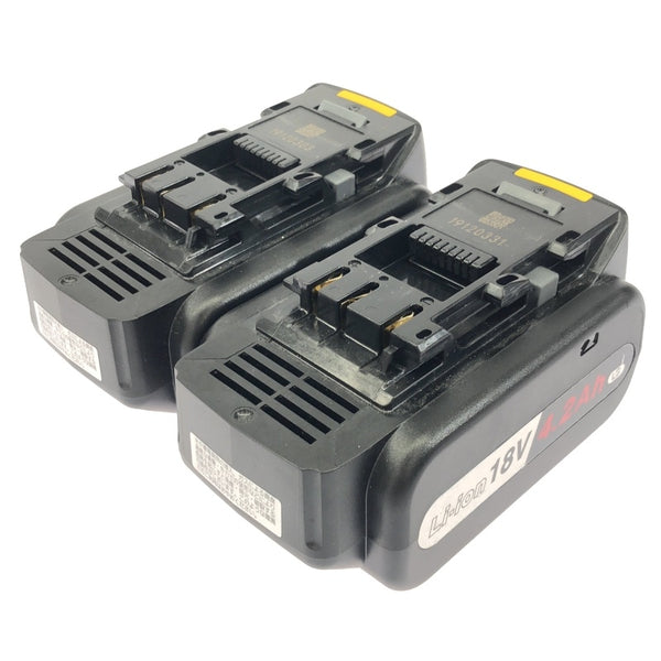 ☆未使用品 2個セット☆Panasonic パナソニック 18V 4.2Ah 純正 リチウムイオン電池パック EZ9L51 LSタイプバッテリー 蓄電池118595 - 3