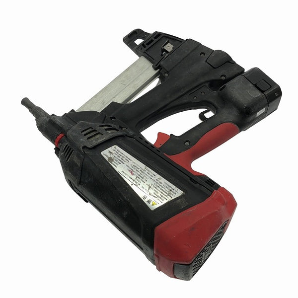 ☆中古品☆MAX マックス 6V 38mm ガスネイラ GS-738C2 バッテリ2個(6V 1.5Ah)充電器+ケース付 ガス式鋲打ち機 ガスピン打ち機 - 7