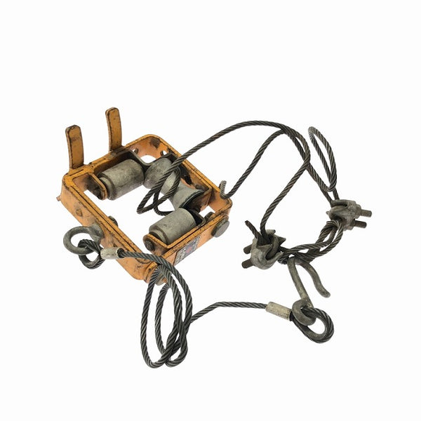 ☆中古品☆藤井電工 U型延長ローラー 型番不明 ケーブルローラー×2 合計3点セット 手工具 ハンドツール113736 - 7