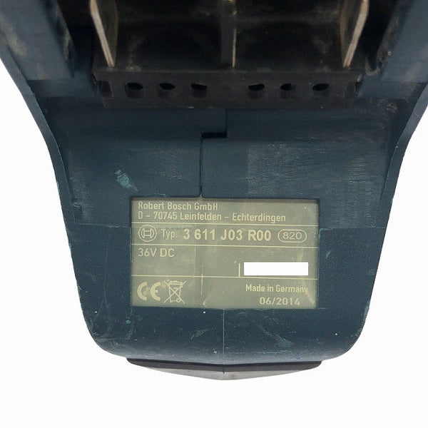 ☆比較的綺麗☆ BOSCH ボッシュ 36V 充電式ハンマドリル GBH36V-LIY 充電器 純正バッテリー2個付 ケース SDSプラス126328 - 8