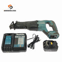 ☆中古品☆makita マキタ 18V 充電式レシプロソー JR187D バッテリー1個(18V6.0Ah) 充電器付 セーバーソー/セーバソー 電動のこぎり133622 - 1