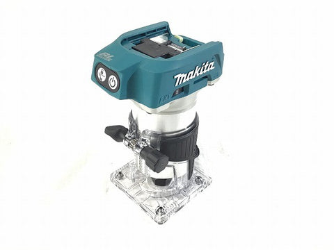 ☆未使用品☆makita マキタ 18V 充電式トリマー RT50DZ 青/ブルー 本体+付属品117873 - 0