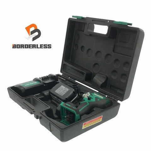☆比較的綺麗☆makita マキタ 18V 充電式インパクトドライバー MTD002D バッテリ1個(1.5Ah) 充電器 ケース付 コードレス DIYモデル116027