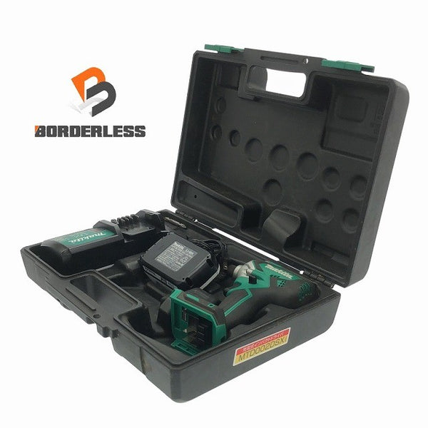 ☆比較的綺麗☆makita マキタ 18V 充電式インパクトドライバー MTD002D バッテリ1個(1.5Ah) 充電器 ケース付 コードレス DIYモデル116027 - 1