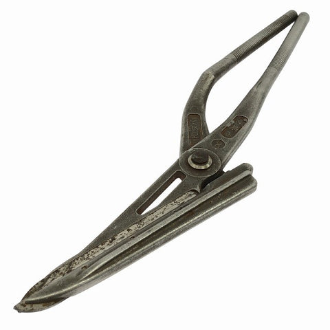☆中古品☆東北エスパル 伊達直 板金鋏 鈑金工具 全長約380mm 刃渡約120mm 替刃式はさみ 板金用裁断鋏137508 - 0