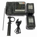 ☆中古品☆MAX マックス 25.2V 充電式ブラシレスハンマドリル PJ-R266-B2C/40A バッテリ2個(4.0Ah)充電器 ケース付 穴あけ加工128915 - 10