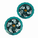 ☆比較的綺麗☆BURTLE バートル 30Vエアークラフト専用バッテリー AC10 黒 ファンユニット AC10-1 水色 暑さ対策136084 - 2