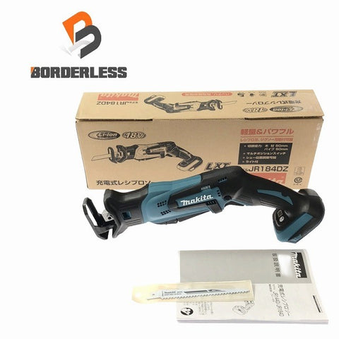 ☆未使用品☆ makita マキタ 18V 充電式レシプロソー JR184DZ 青/ブルー 本体のみ 電動工具 切断 木工116641