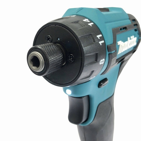 ☆極美品☆makita マキタ 10.8V 充電式ドライバドリル DF033DSHX 青/ブルー バッテリ2個(1.5Ah)充電器+ケース付 ドリルドライバー - 8