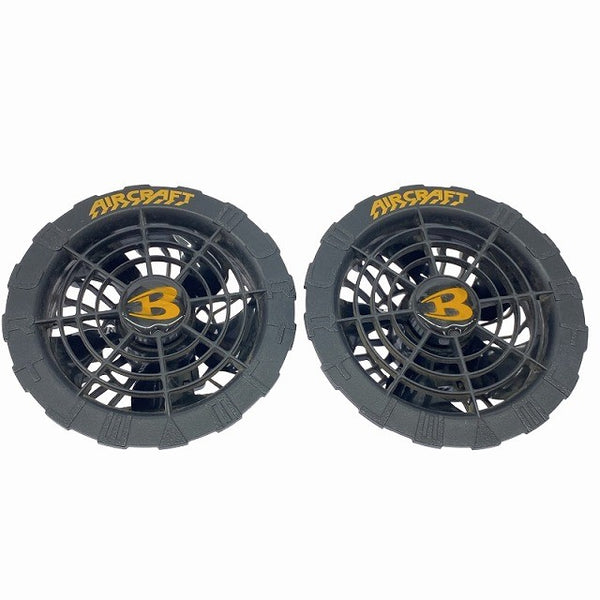 ☆比較的綺麗☆BURTLE バートル 22V エアークラフト専用バッテリー AC08 黒 ファンユニット AC08-1/08-2 充電ケーブル付き119399 - 8