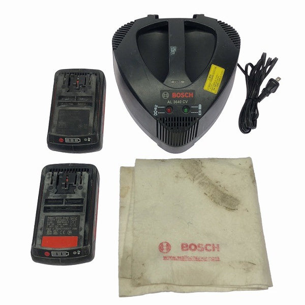 ☆比較的綺麗☆ BOSCH ボッシュ 36V 充電式ハンマドリル GBH36V-LIY 充電器 純正バッテリー2個付 ケース SDSプラス126328 - 10