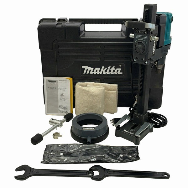 ☆中古品☆makita マキタ 100V 160mm ダイヤコアドリル DM122 本体+台座+ケース付 ダイヤモンドコアドリル ダイモドリル 穴あけ130014 - 3