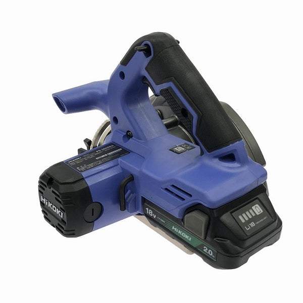 ☆美品☆HiKOKI ハイコーキ 18V 165mm コードレス丸のこ FC1806DA(BG) バッテリ1個(2.0Ah) 充電器 ケース付 充電式マルノコ125375 - 7