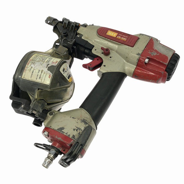 ☆中古品☆MAX マックス 50mm 常圧 コイルネイラ CN-450 ケース付 エア釘打機 エア釘打ち機 ロール釘打機 ロール釘打ち機131828 - 7