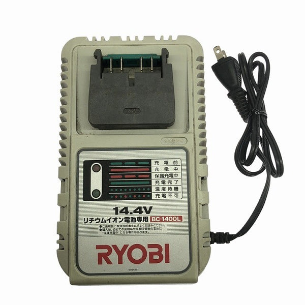 ☆中古品☆RYOBI リョービ 14.4V 充電ドライバドリル BD-1400×2 バッテリー B-1430L×2 充電器付き122059 - 10