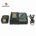 ☆中古品2点☆makita マキタ 18V 5.0Ah 純正 リチウムイオンバッテリー BL1850 急速充電器 DC18RC リチウムイオン電池 蓄電池134777 - 1