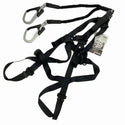 ☆未使用品☆TAJIMA タジマ ランヤード一体型フルハーネス A1GSLJR-WL2BK 蛇腹 ダブルランヤード Lサイズ 墜落防止用器具130851 - 3