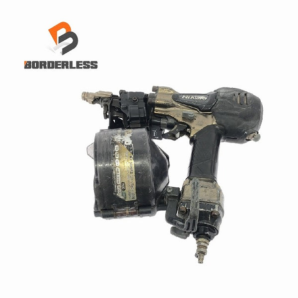 ☆中古品☆HiKOKI ハイコーキ 50mm 高圧 ロール釘打機 NV50HR2(S) パワー切り替え機構 エアダスタ付き エア工具 エアツール111621 - 1