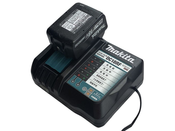 ☆中古品セット☆ makita マキタ バッテリ 充電器セット DC18RF BL1860B 18V 6.0Ah 使用回数僅か 純正品 急速充電対応132412 - 8