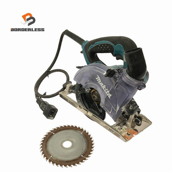 ☆中古品☆ makita マキタ 100V 125mm 防じん丸のこ KS5000FX 青/ブルー 本体のみ 木工用 切断機 防塵丸鋸/丸ノコ/丸のこ133521 - 1