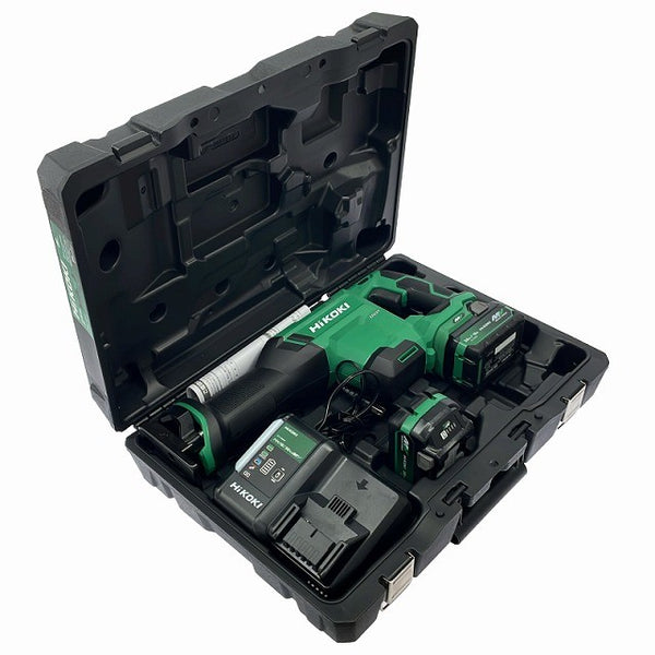 ☆未使用品☆HIKOKI ハイコーキ 36V コードレスセーバソー CR36DSA(2XPZ) バッテリ2個 充電器 ケース付 充電式レシプロソー126883 - 2