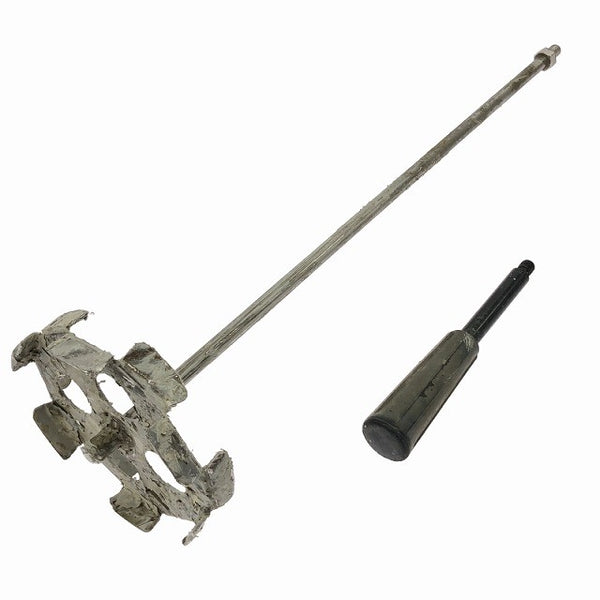 ☆中古品☆ makita マキタ 100V カクハン機 UT1305 青/ブルー 本体+シャフト＋パドル135414 - 9