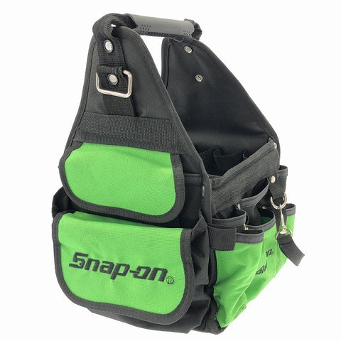 ☆中古品 コメント必読☆Snap-on スナップ-オン ツールバック 緑/グリーン 工具バッグ 工具入れ ツールケース132339 - 0