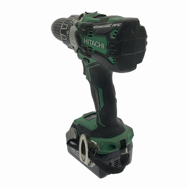☆中古品☆HITACHI 日立工機 18V 13mm コードレス振動ドライバドリル DV18DBL2 バッテリー2個(18V 6.0Ah)充電器付 穴あけ - 7