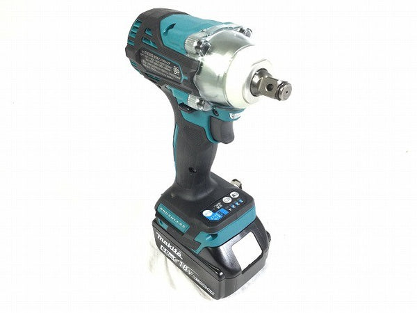 ☆未使用品☆makita マキタ 18V 充電式インパクトレンチ TW300DRGX バッテリ2個(18V6.0Ah) 充電器 ケース付 コードレス133428 - 6