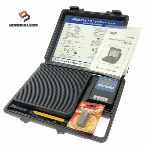 ☆未使用品☆ TASCO タスコ イチネン TA101CB 高精度エレクトロニックチャージャー チャージングスケール 計量器 計測 測定131070