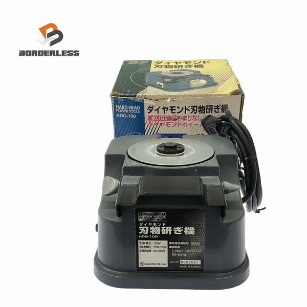 ☆中古品☆三共コーポレーション HARD HEAD 100V ダイヤモンド刃物研ぎ機 HDG-100 刃物研磨機 刃物トギ機 刃物とぎ機121116 - 1