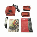 ☆中古品☆HILTI ヒルティ 22V 充電式コンクリートネイラー BX3-L バッテリー2個(22V 2.6Ah) 充電器 ケース付き - 10