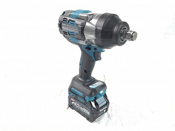 ☆未使用品☆ makita マキタ 40Vmax 充電式インパクトレンチ TW001GRDX 青/ブルー バッテリー2個(2.5Ah)充電器+ケース134043 - 5