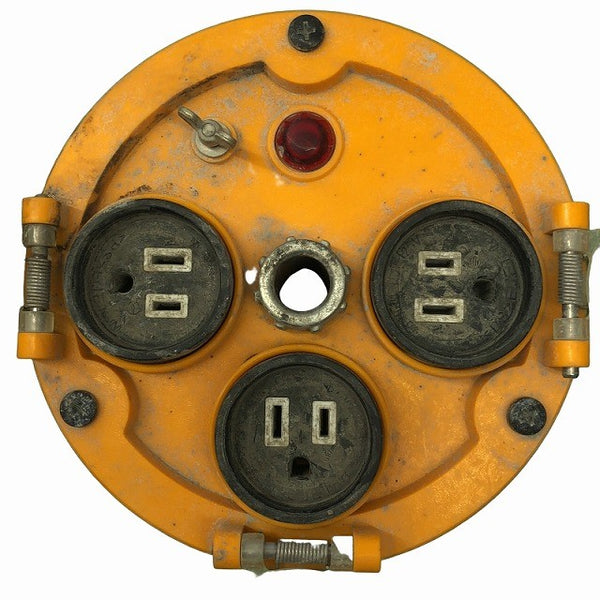 ☆中古品☆NICHIDO 日動工業 100V 50m コードリール FW-E53 防雨防塵型 屋外用 電工ドラム ドラムリール 延長コード118895 - 8