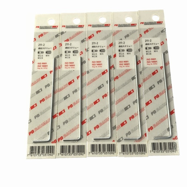☆未使用品138本セット☆PB スイスツールズ ロング六角棒レンチ 0.89mm～6mm 六角レンチ L字型レンチ ハンドツール110858 - 3