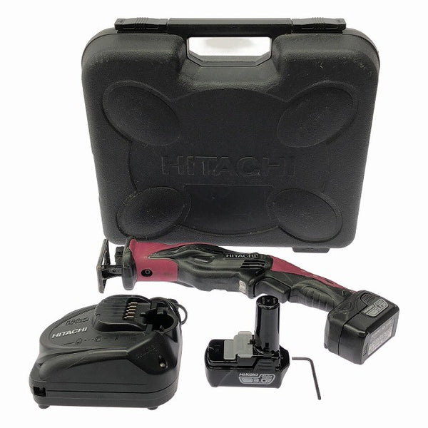 ☆中古品☆HITACHI 日立工機 10.8V コードレスセーバソー CR10DL バッテリ2個(3.0Ah)充電器付き 充電式レシプロソー129538 - 3