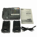 ☆中古品☆MAX マックス 25.2V 充電式ブラシレスハンマドリル PJ-R266A-B2C/2540A バッテリ2個(4.0Ah)充電器+パーツ+ケース135772 - 9