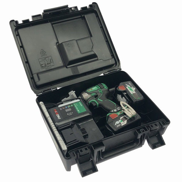 ☆美品☆HiKOKI ハイコーキ 18V コードレスインパクトドライバ WH18DDL2 2LXPK ( L ) バッテリー2個(BSL36A18) 充電器 ケース付116893 - 2