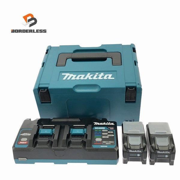 ☆美品☆makita マキタ 40Vmax パワーソースキット XGT6 バッテリー2個(BL4050F) 充電器(DC40RB) ケース付き136464 - 1