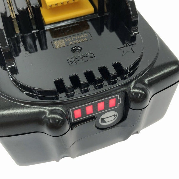 ☆極美品 充電回数1回☆makita マキタ 18V 6.0Ah 純正 リチウムイオンバッテリー BL1860B リチウムイオン電池 充電池137803 - 7