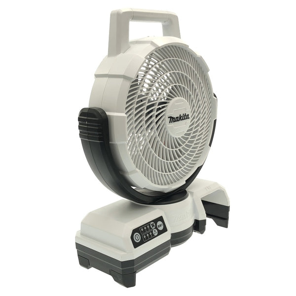 ☆美品☆makita マキタ 14.4V/18V/100V 充電式ファン CF203D 白/ホワイト 本体＋ACアダプタ付 コードレス 扇風機 送風機118020 - 3