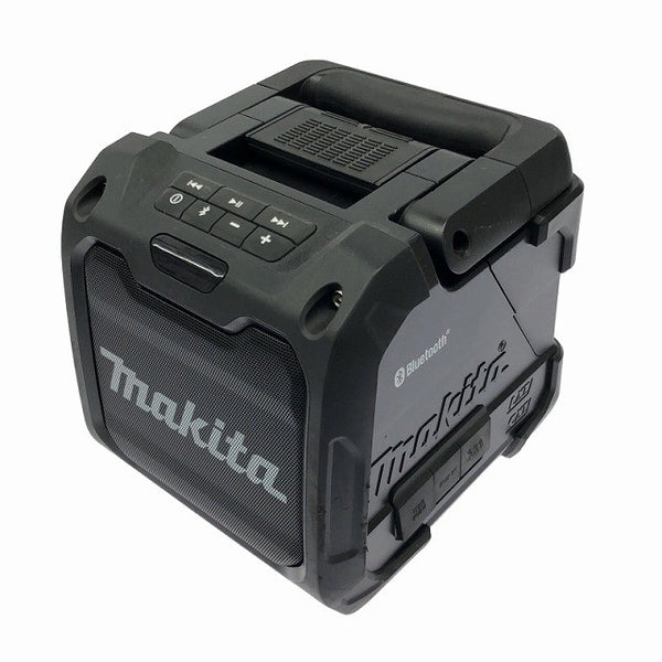 ☆美品☆makita マキタ 10.8V/14.4V/18V/100V 充電式スピーカー MR200B 黒 本体＋ACアダプタ付 コードレス ポータブルスピーカー 116668 - 2